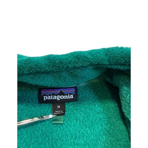 Patagonia Green Re-Tool Snap T Pullover Fleece Sweater Women's Size Medium - Picture 2 of 7